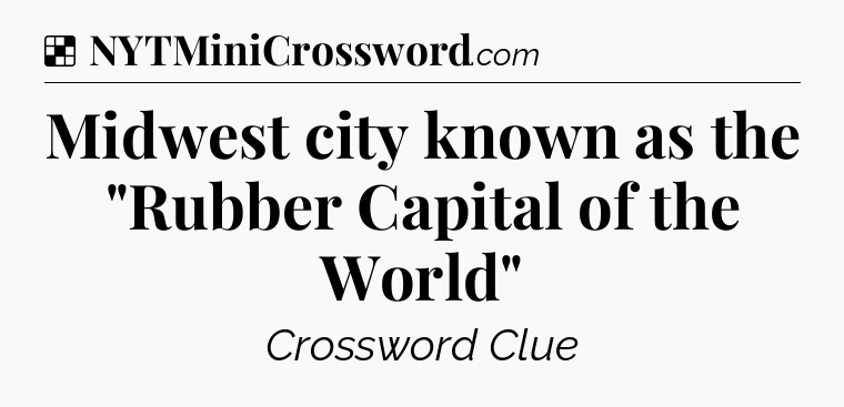 Midwest city known as the 