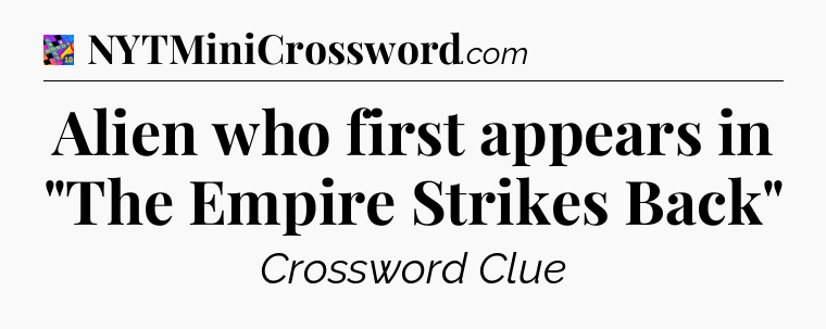 Alien who first appears in 