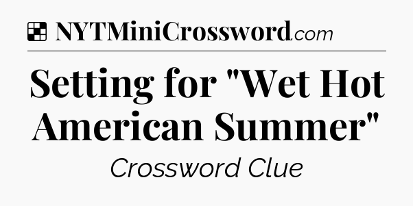 Solution: Setting for 