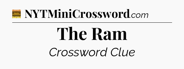 The Ram - Eugene Sheffer Crossword