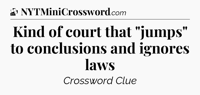 Kind of court that 