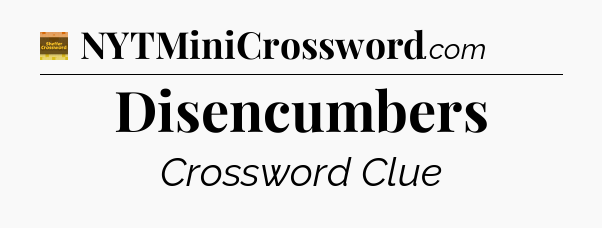 Disencumbers - Eugene Sheffer Crossword