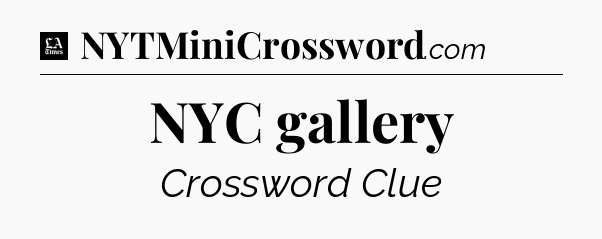 NYC gallery - LA Times Crossword