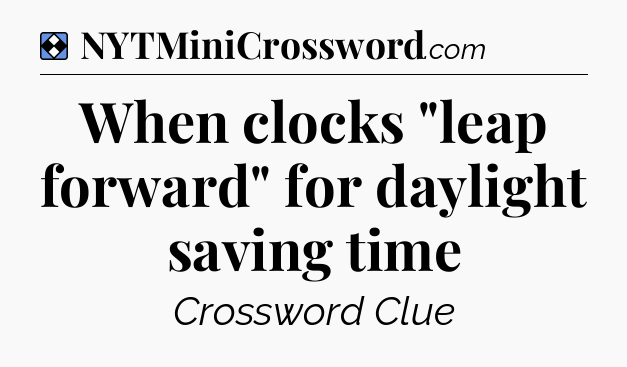 Solution: When clocks 