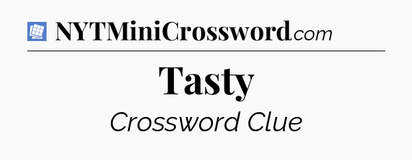 Tasty Puzzle Page Crossword Clue