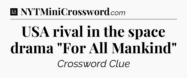 USA rival in the space drama 