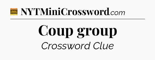 Coup group - Eugene Sheffer Crossword