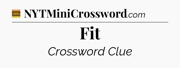 Fit crossword clue Eugene Sheffer