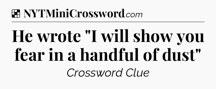 Solution: He wrote 