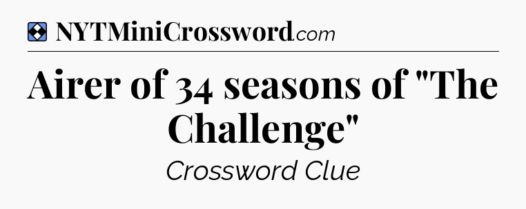 Solution: Airer of 34 seasons of 