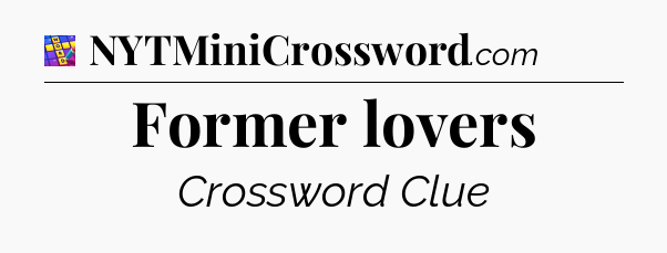 Former lovers Codycross