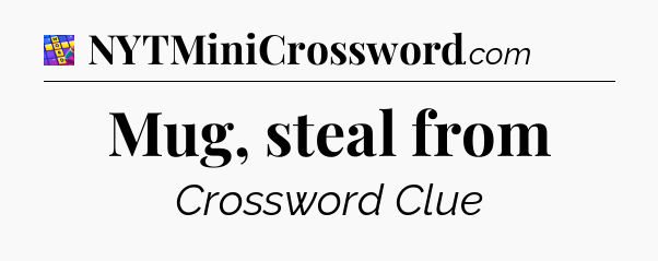 Mug, steal from Codycross