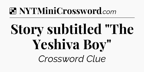 Solution: Story subtitled 