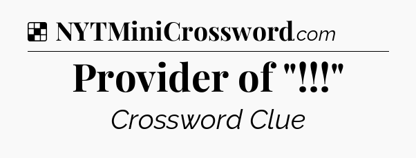 Solution: Provider of 