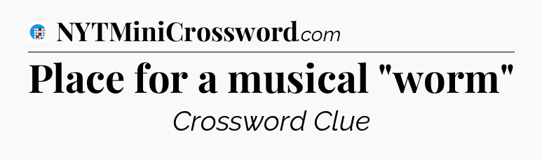 Place for a musical 