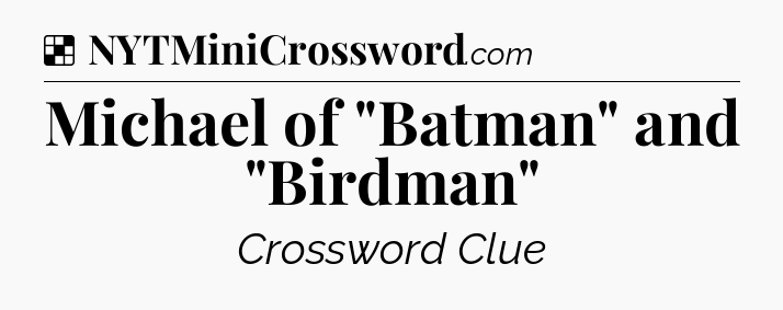 Solution: Michael of 