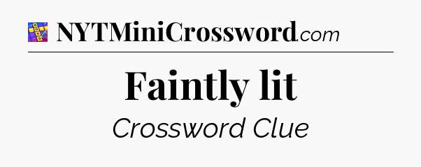 Faintly lit Codycross