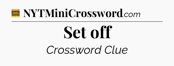 Set off - Eugene Sheffer Crossword