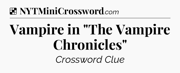 Solution: Vampire in 