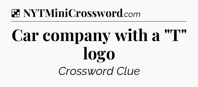 Solution: Car company with a 