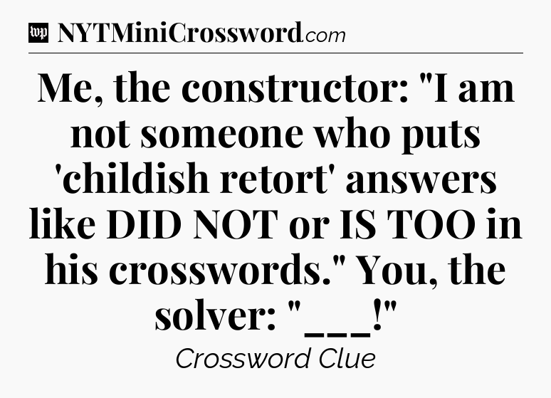 Me, the constructor: 