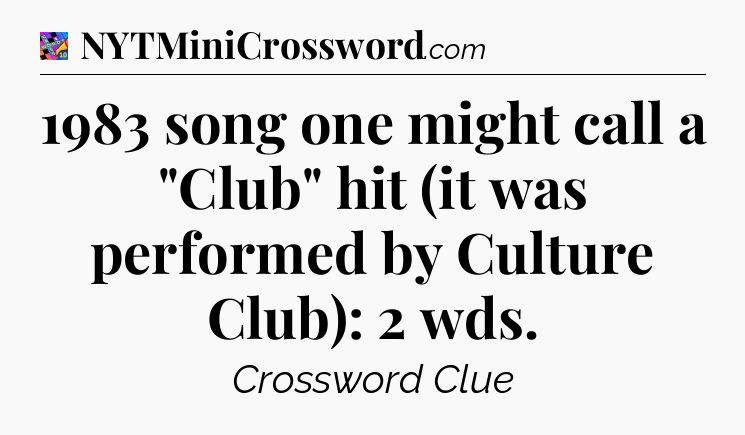 1983 song one might call a 