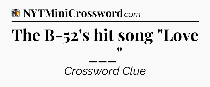 The B-52's hit song 