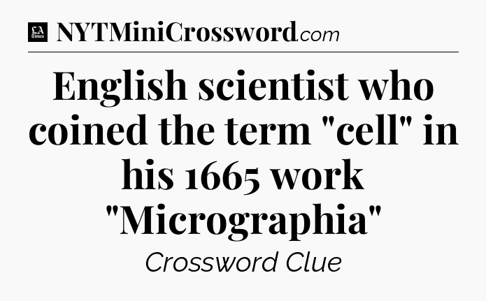English scientist who coined the term 