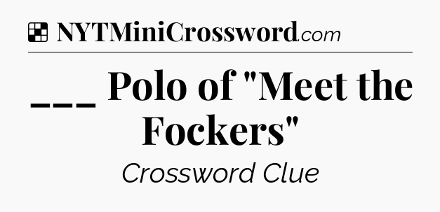 Solution: ___ Polo of 