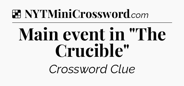 Solution: Main event in 