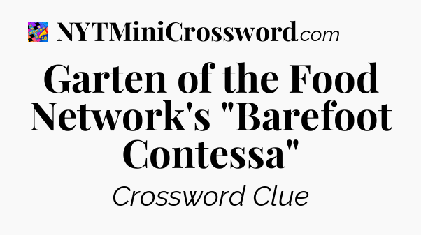 Garten of the Food Network's 