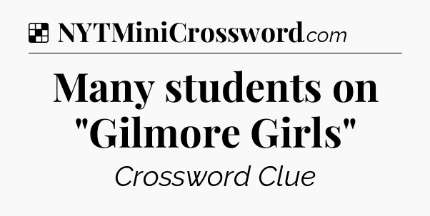 Solution: Many students on 