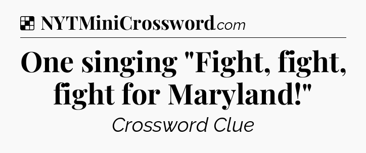 Solution: One singing 