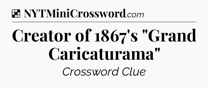 Solution: Creator of 1867's 