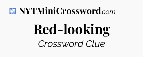 Red-looking Puzzle Page Crossword Clue