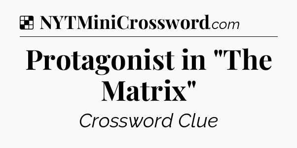 Solution: Protagonist in 