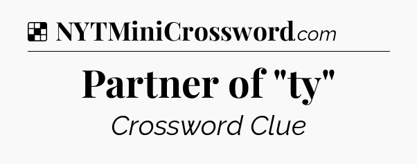 Solution: Partner of 