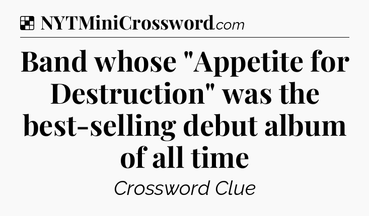 Solution: Band whose 