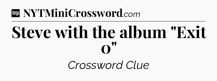 Steve with the album 