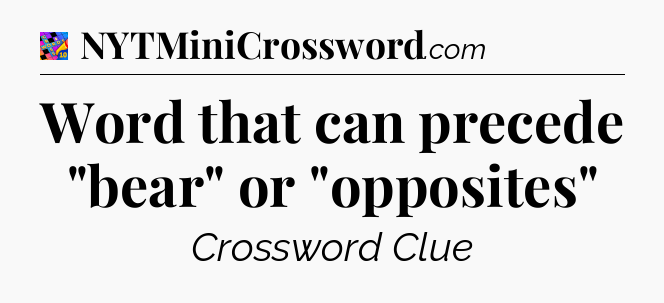 Word that can precede 