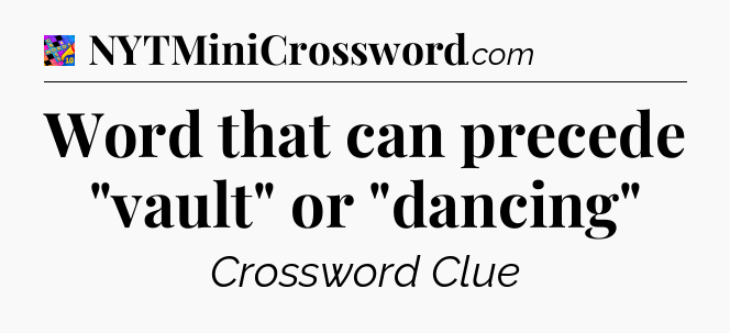 Word that can precede 