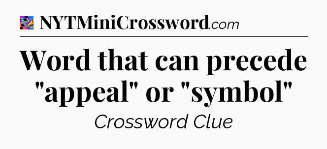 Word that can precede 