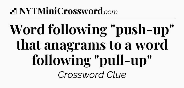 Solution: Word following 