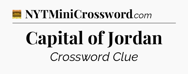 Capital of Jordan - Eugene Sheffer Crossword