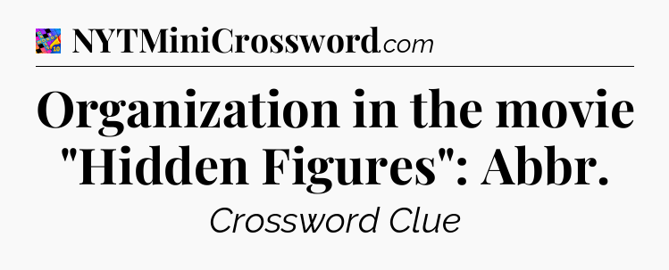 Organization in the movie 