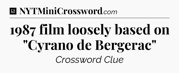 1987 film loosely based on 