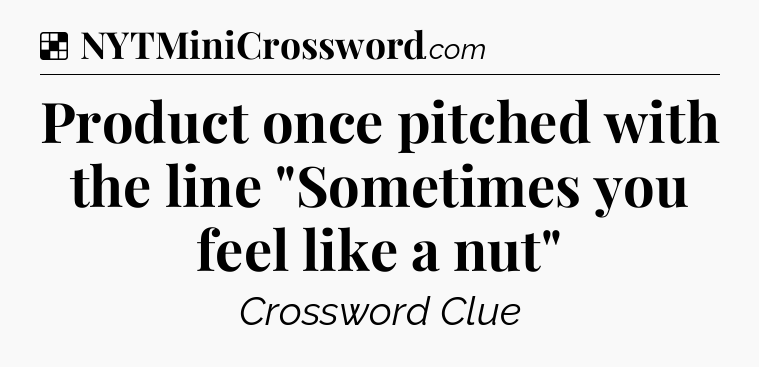 Solution: Product once pitched with the line 