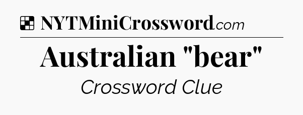 Solution: Australian 