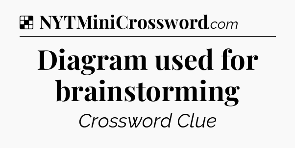 Solution: Diagram used for brainstorming - NYT Crossword