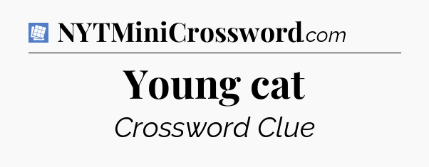 Young cat Puzzle Page Crossword Clue